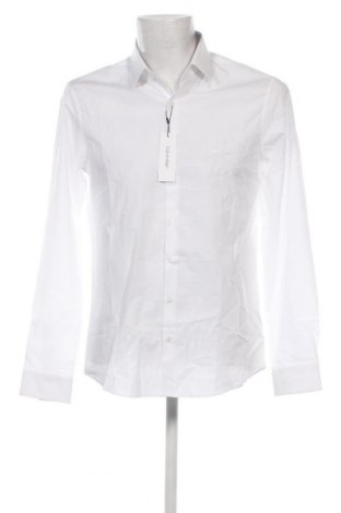 Męska koszula Calvin Klein, Rozmiar L, Kolor Biały, Cena 373,16 zł