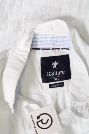 Ανδρικό πουκάμισο Culture, Μέγεθος 3XL, Χρώμα Λευκό, Τιμή 20,40 €