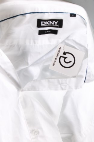 Męska koszula DKNY, Rozmiar XL, Kolor Biały, Cena 71,01 zł