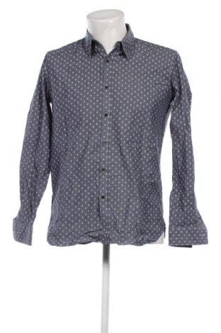 Ανδρικό πουκάμισο DR&N, Μέγεθος L, Χρώμα Μπλέ, Τιμή 8,54 €