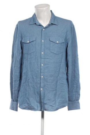 Ανδρικό πουκάμισο Defacto, Μέγεθος XL, Χρώμα Μπλέ, Τιμή 7,18 €