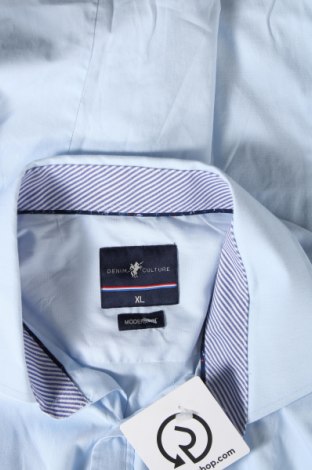 Мъжка риза Denim Culture, Размер XL, Цвят Син, Цена 77,00 лв.