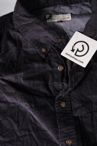 Ανδρικό πουκάμισο Dressmann, Μέγεθος L, Χρώμα Μπλέ, Τιμή 7,15 €