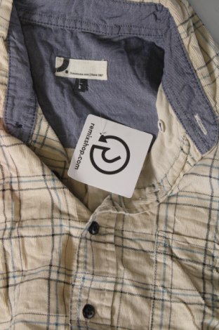 Ανδρικό πουκάμισο Dressmann, Μέγεθος S, Χρώμα Εκρού, Τιμή 4,00 €