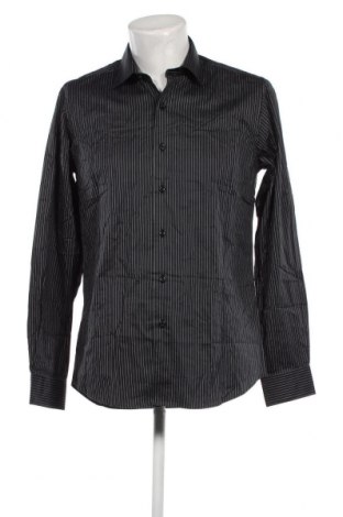 Ανδρικό πουκάμισο Dressmann, Μέγεθος M, Χρώμα Μαύρο, Τιμή 10,52 €
