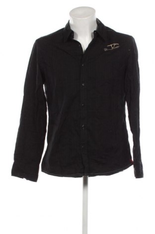 Ανδρικό πουκάμισο Edc By Esprit, Μέγεθος L, Χρώμα Μαύρο, Τιμή 3,15 €