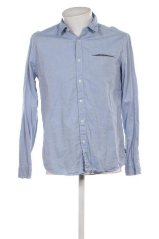 Ανδρικό πουκάμισο Edc By Esprit, Μέγεθος M, Χρώμα Μπλέ, Τιμή 17,00 €