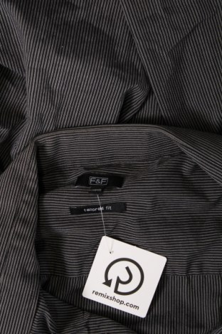 Herrenhemd F&F, Größe XXL, Farbe Grau, Preis 5,25 €