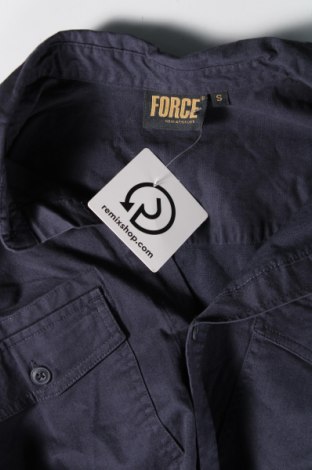 Herrenhemd Force, Größe S, Farbe Blau, Preis 4,04 €