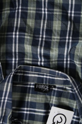 Herrenhemd Force, Größe XL, Farbe Mehrfarbig, Preis 4,44 €