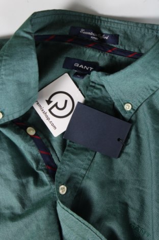 Мъжка риза Gant, Размер XL, Цвят Зелен, Цена 161,00 лв.