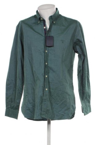 Мъжка риза Gant, Размер XL, Цвят Зелен, Цена 106,26 лв.