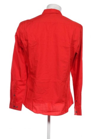 Мъжка риза H&M, Размер L, Цвят Червен, Цена 29,00 лв.