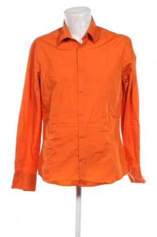 Мъжка риза H&M, Размер L, Цвят Оранжев, Цена 16,53 лв.