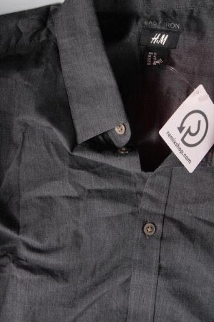 Ανδρικό πουκάμισο H&M, Μέγεθος XL, Χρώμα Γκρί, Τιμή 6,10 €
