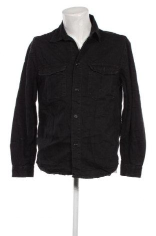 Мъжка риза H&M, Размер M, Цвят Черен, Цена 14,50 лв.