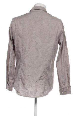 Мъжка риза H&M, Размер L, Цвят Сив, Цена 11,60 лв.