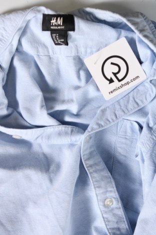 Ανδρικό πουκάμισο H&M, Μέγεθος M, Χρώμα Μπλέ, Τιμή 15,00 €