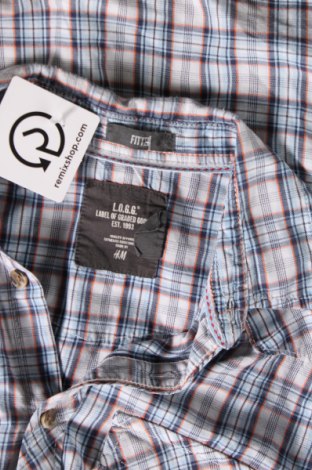 Ανδρικό πουκάμισο H&M L.O.G.G., Μέγεθος S, Χρώμα Πολύχρωμο, Τιμή 7,65 €