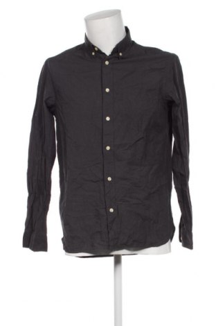 Ανδρικό πουκάμισο H&M L.O.G.G., Μέγεθος M, Χρώμα Γκρί, Τιμή 9,87 €