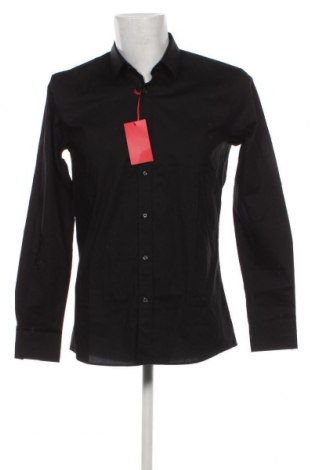 Ανδρικό πουκάμισο Hugo Boss, Μέγεθος M, Χρώμα Μαύρο, Τιμή 111,34 €