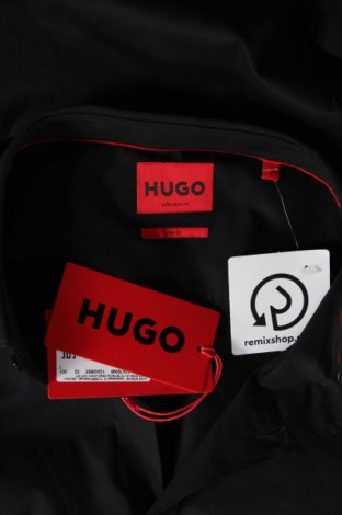 Мъжка риза Hugo Boss, Размер L, Цвят Черен, Цена 155,52 лв.