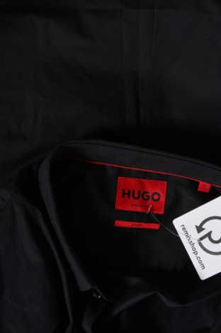 Мъжка риза Hugo Boss, Размер L, Цвят Черен, Цена 177,12 лв.