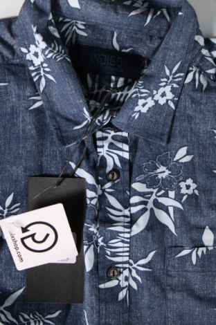 Ανδρικό πουκάμισο Indigo, Μέγεθος L, Χρώμα Μπλέ, Τιμή 23,46 €