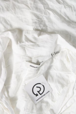 Herrenhemd Jack & Jones, Größe L, Farbe Weiß, Preis 23,66 €