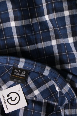 Ανδρικό πουκάμισο Jack Wolfskin, Μέγεθος L, Χρώμα Μπλέ, Τιμή 34,02 €