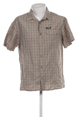 Ανδρικό πουκάμισο Jack Wolfskin, Μέγεθος L, Χρώμα Γκρί, Τιμή 15,00 €