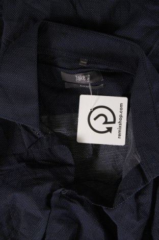 Herrenhemd Jake*s, Größe M, Farbe Blau, Preis 23,66 €