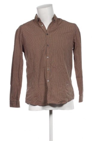 Ανδρικό πουκάμισο Jbc, Μέγεθος M, Χρώμα Καφέ, Τιμή 3,59 €
