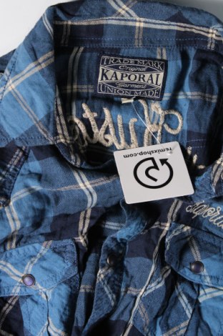 Ανδρικό πουκάμισο Kaporal, Μέγεθος L, Χρώμα Μπλέ, Τιμή 3,36 €