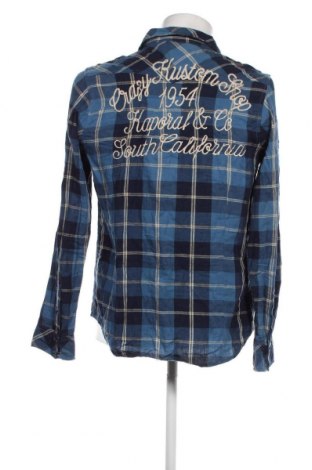 Ανδρικό πουκάμισο Kaporal, Μέγεθος L, Χρώμα Μπλέ, Τιμή 3,36 €