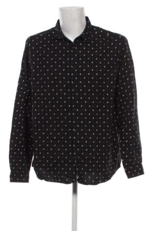 Ανδρικό πουκάμισο Kiabi, Μέγεθος XXL, Χρώμα Μαύρο, Τιμή 10,76 €