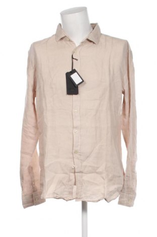 Мъжка риза Liu Jo, Размер XXL, Цвят Бежов, Цена 136,85 лв.