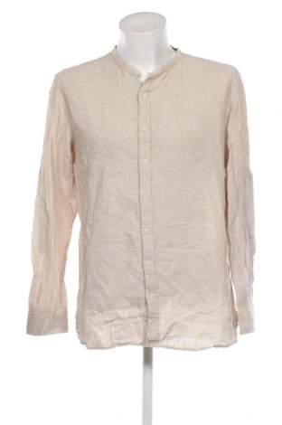 Ανδρικό πουκάμισο Livergy, Μέγεθος XL, Χρώμα  Μπέζ, Τιμή 17,94 €