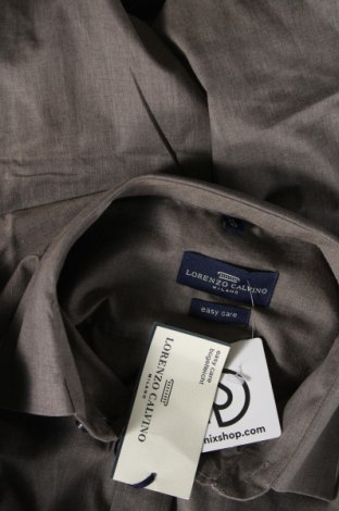 Мъжка риза Lorenzo Calvino, Размер XL, Цвят Бежов, Цена 46,00 лв.