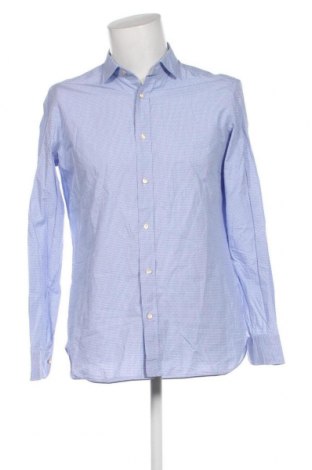 Ανδρικό πουκάμισο Luigi Borrelli Napoli, Μέγεθος M, Χρώμα Μπλέ, Τιμή 71,75 €