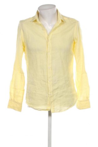 Ανδρικό πουκάμισο Massimo Dutti, Μέγεθος S, Χρώμα Κίτρινο, Τιμή 28,13 €