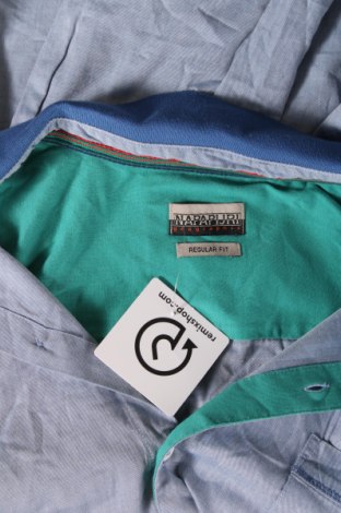Herrenhemd Napapijri, Größe 3XL, Farbe Blau, Preis 52,19 €