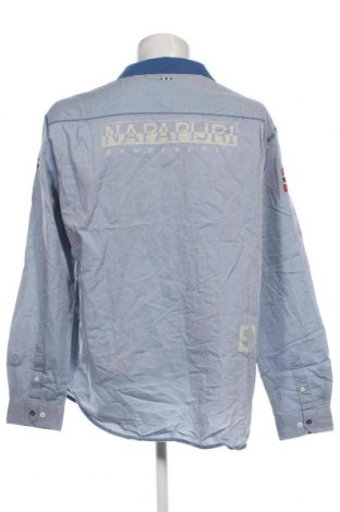Herrenhemd Napapijri, Größe 3XL, Farbe Blau, Preis € 41,75