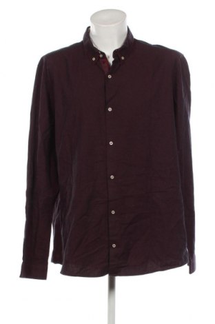 Ανδρικό πουκάμισο Next, Μέγεθος 4XL, Χρώμα Κόκκινο, Τιμή 21,03 €