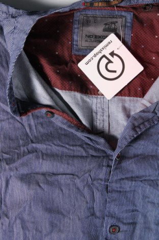 Ανδρικό πουκάμισο No Excess, Μέγεθος L, Χρώμα Μπλέ, Τιμή 12,62 €