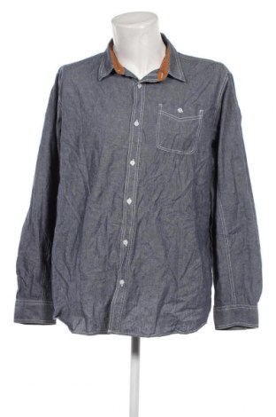 Ανδρικό πουκάμισο Oaks Valley, Μέγεθος XXL, Χρώμα Μπλέ, Τιμή 21,60 €