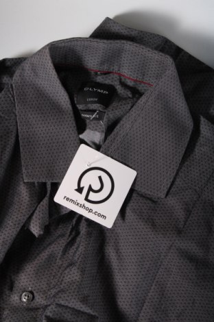 Ανδρικό πουκάμισο Olymp, Μέγεθος M, Χρώμα Γκρί, Τιμή 34,02 €