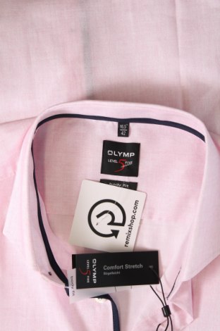 Мъжка риза Olymp, Размер L, Цвят Розов, Цена 43,20 лв.