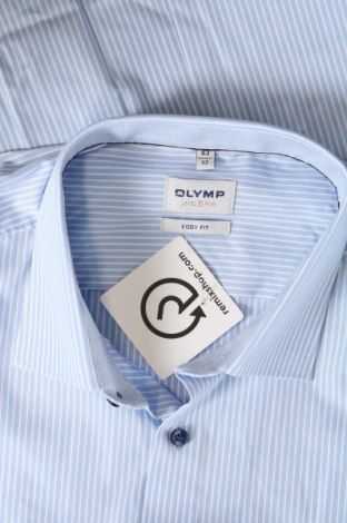 Ανδρικό πουκάμισο Olymp, Μέγεθος XL, Χρώμα Μπλέ, Τιμή 55,67 €