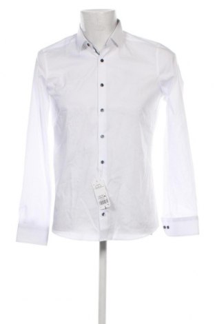 Ανδρικό πουκάμισο Olymp, Μέγεθος S, Χρώμα Λευκό, Τιμή 38,35 €